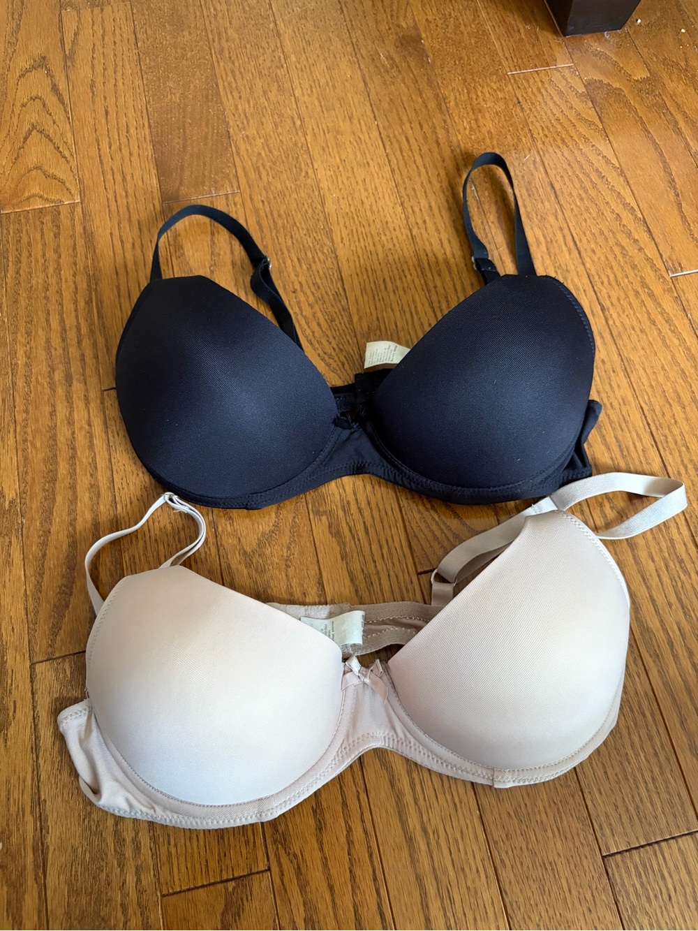 Push up Bra - Black & Nude